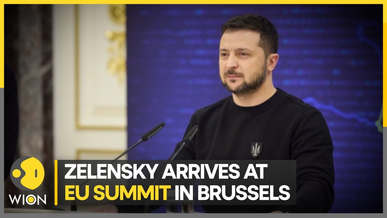 BREAKING: Zelensky arrives at EU summit in Brussels, expected to press for more weapons | WION