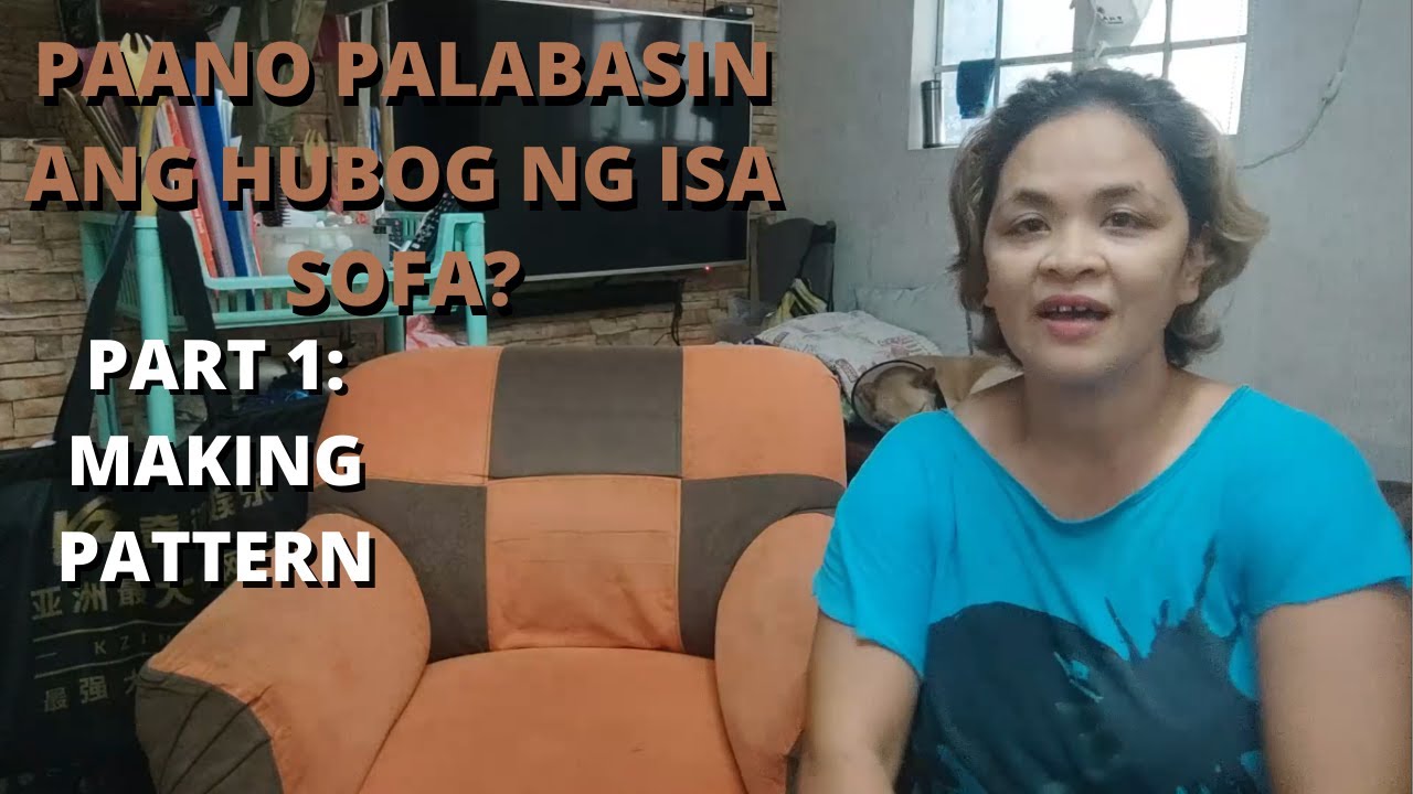 HOW TO PATTERN CURVY SHAPED SOFA? (TAGALOG) | Aui's Cover