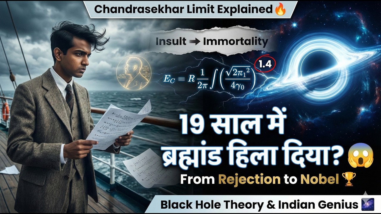 Black Hole Theory & Indian Genius 🌌 | Nobel Untold Journey | Chandrasekhar Limit Explained 🔥