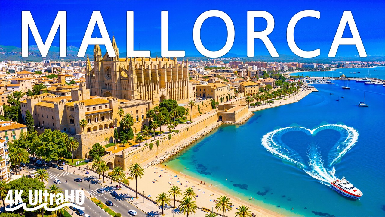 [4K] Mallorca 🇪🇸 Breathtaking Coast, Hidden Coves & Mediterranean Ocean Views