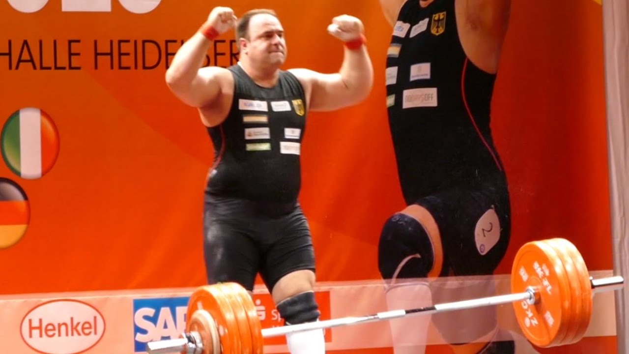 Almir Velagic 190kg Snatch 233kg Clean and Jerk Slow Motion