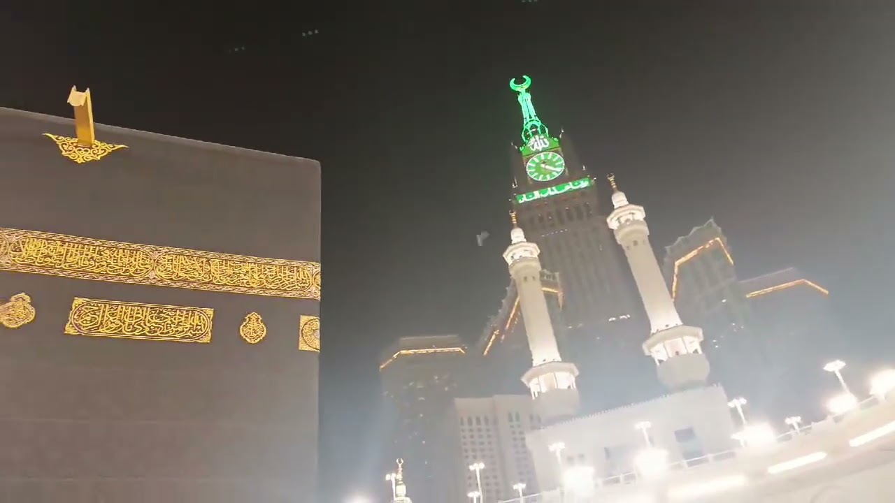 Azaan e Fajar makkah -  fajr azan  masjid al-haram - fajar ki azan - Kaaba - Great Mosque of Mecca