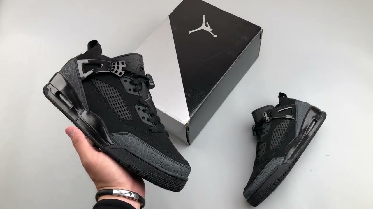 Detailed Look Nike Jordan Spizike Low Black #footwear #sneakers #jordanshoes #basketballshoes