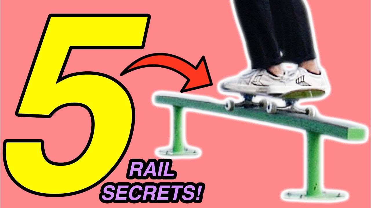 How to learn SKATEBOARDING GRINDS FAST! | Secret Rail Tips!