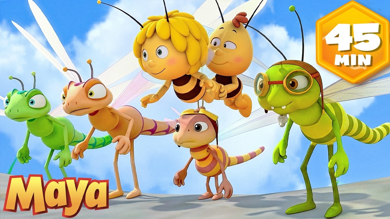 Maya compite con un campeón de carrera 🏁🐝 La Abeja Maya | Episodios Completos | Dibujos para Niños