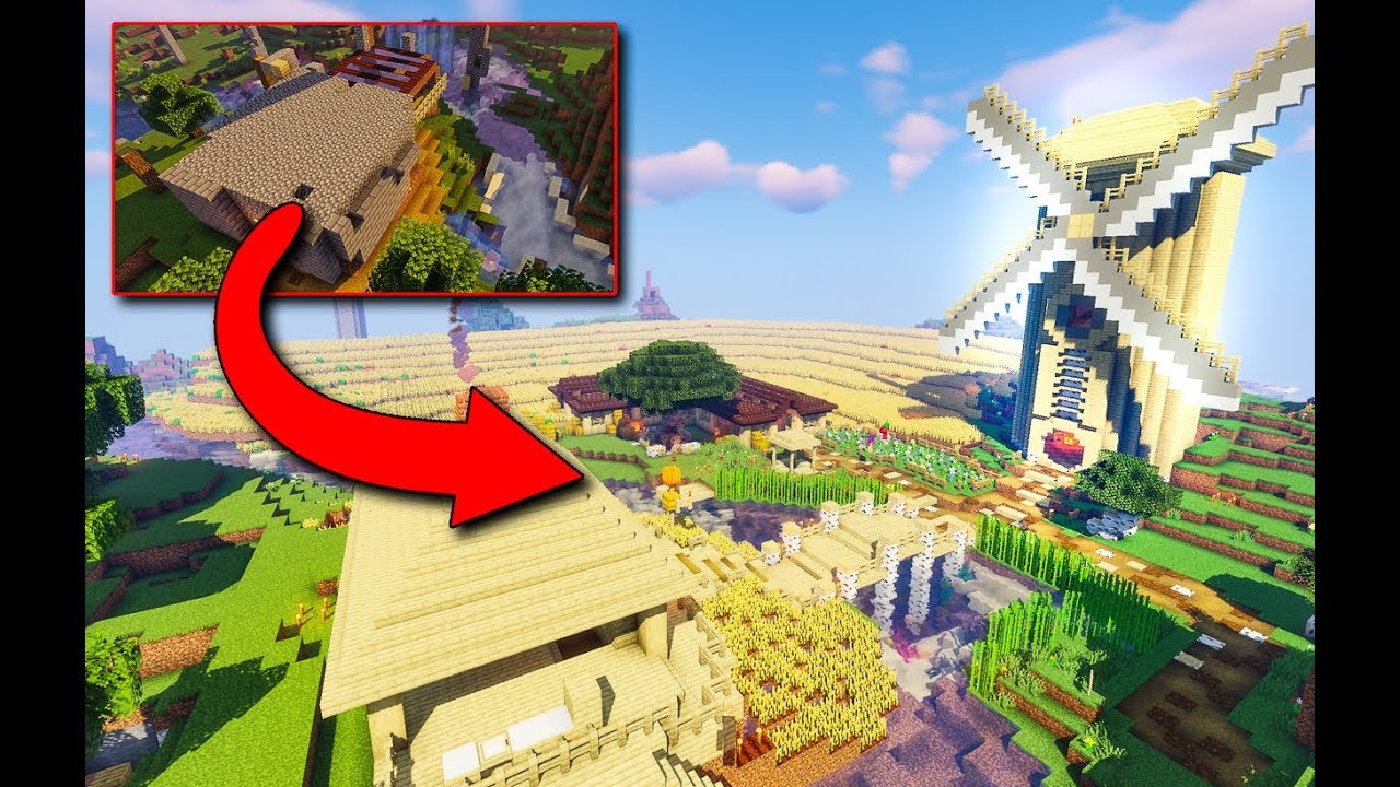 I Gave A Noob An Entire Custom Built Village | Minecraft Flippers E7