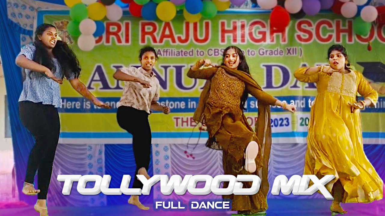 The beat🔥😍💥Telugu Mix Dance by School Girls || School Annual Day #viral #trending #Telugu #dance