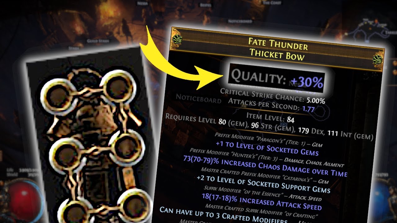 Comment optimiser ses items facilement dans Path of Exile (qualité, châsses...)