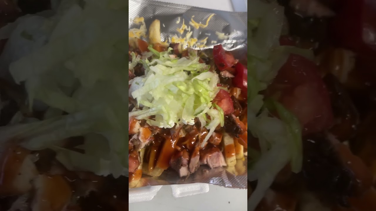 Jerk chicken loaded