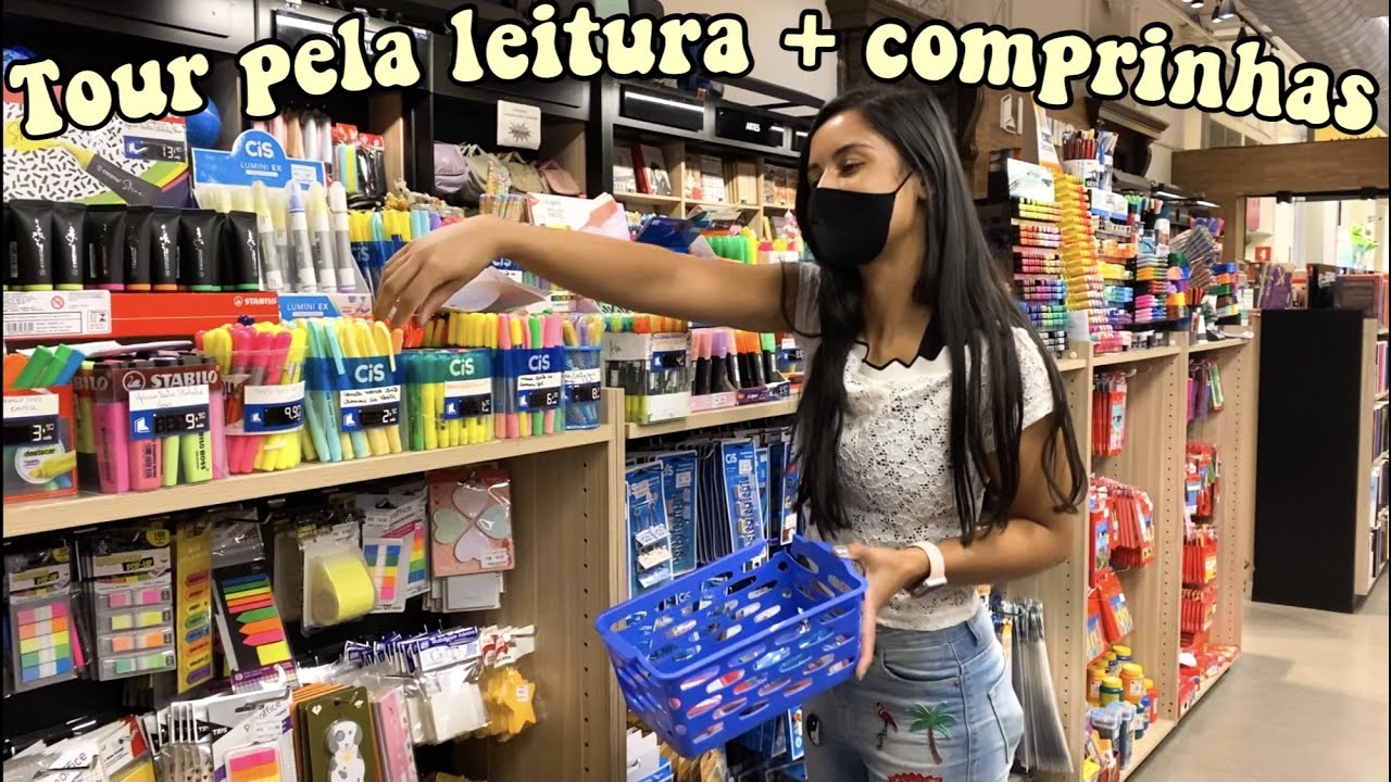 Tour completo pela leitura papelaria + comprinhas de material escolar