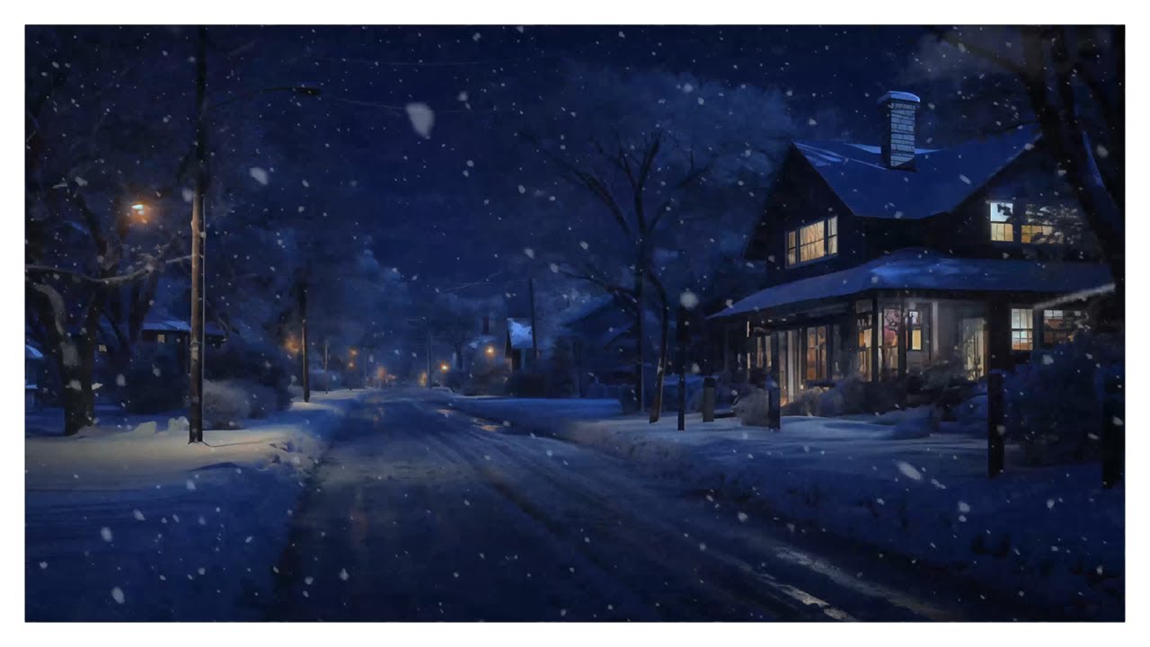 Heavy Snow Storm & Howling Wind | 10 Hours Winter Sleep Ambience