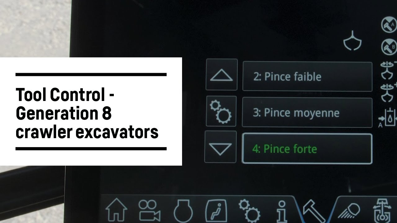 Tool Control on Liebherr Generation 8 crawler excavators | Liebherr