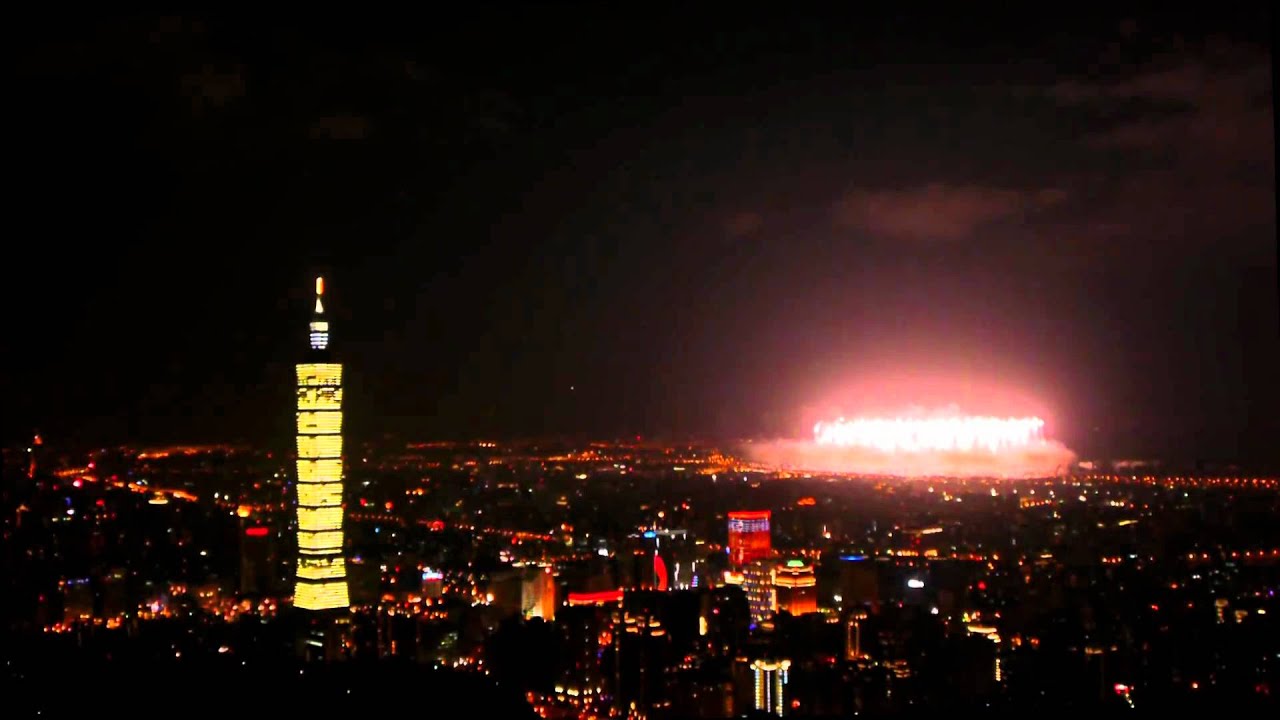 2011 New Year Fireworks at Taipei101