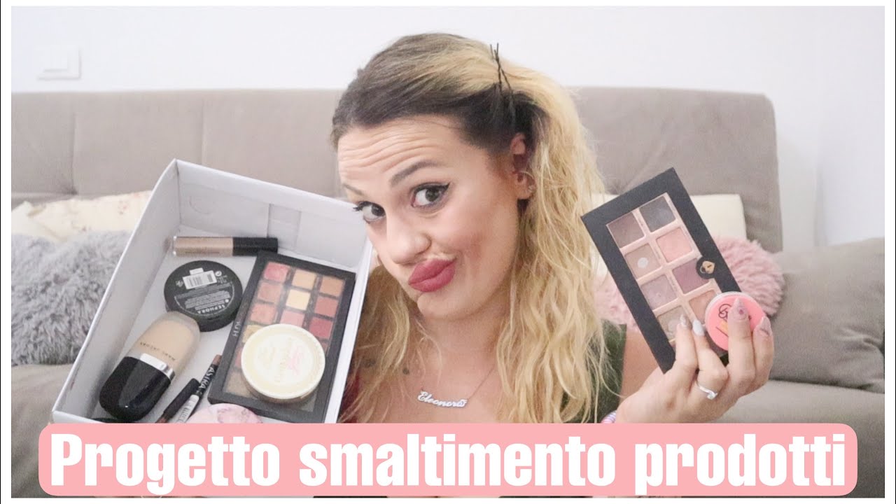BASTA COMPRARE MAKEUP: PROGETTO SMALTIMENTO PRODOTTI | I FINITI