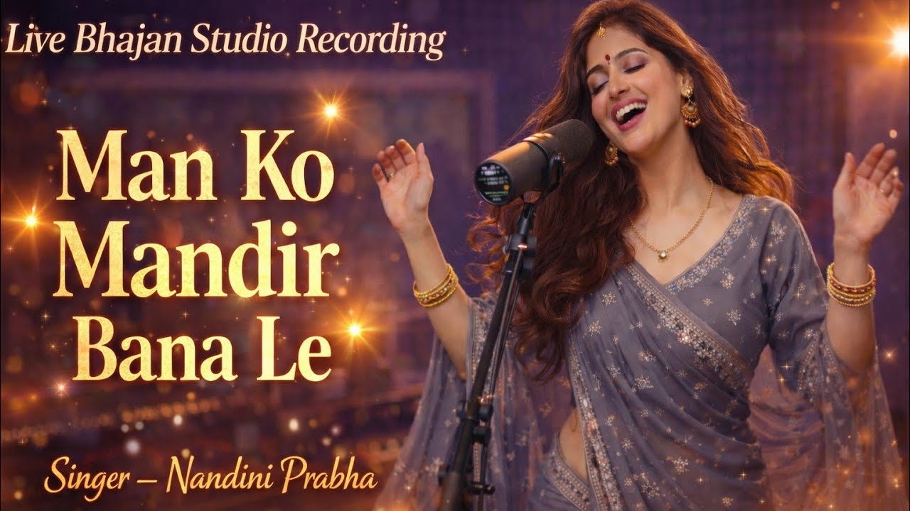 “मन को मंदिर बना ले | Beautiful Devotional Bhajan | Studio Recording”