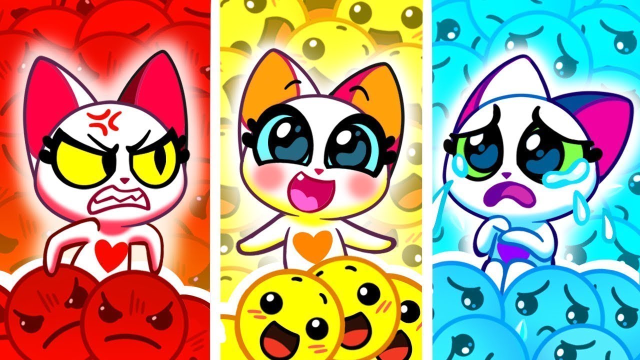 🔴 LIVE 9 Hours | 😸 How Do You Feel? 😯 Sad or Happy? 😿 Feelings and Emotions for Kids