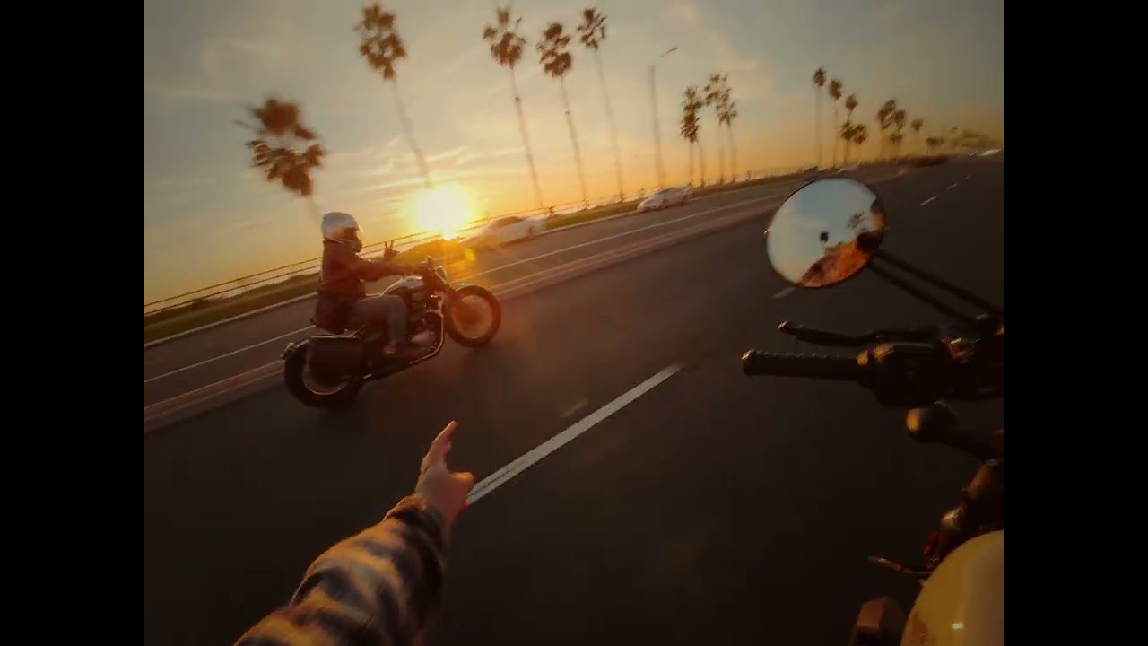 PCH Sunset Ride (Harley Nightster)
