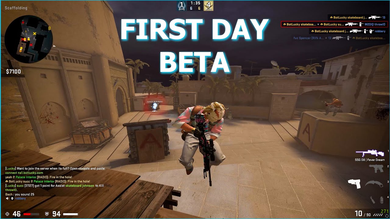 first day with botlucky.com beta