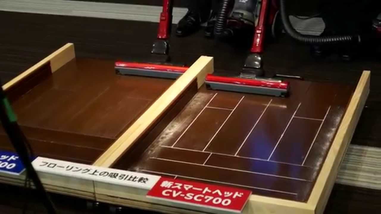 従来ヘッドVS新ヘッド！ フローリング掃除比較