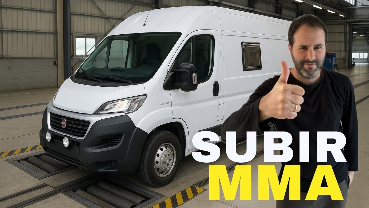 Solución Legal ⬆️​ SUBIR la MMA en una FURGONETA camper a 3500KG [Ensayo de Frenado y Homologación]
