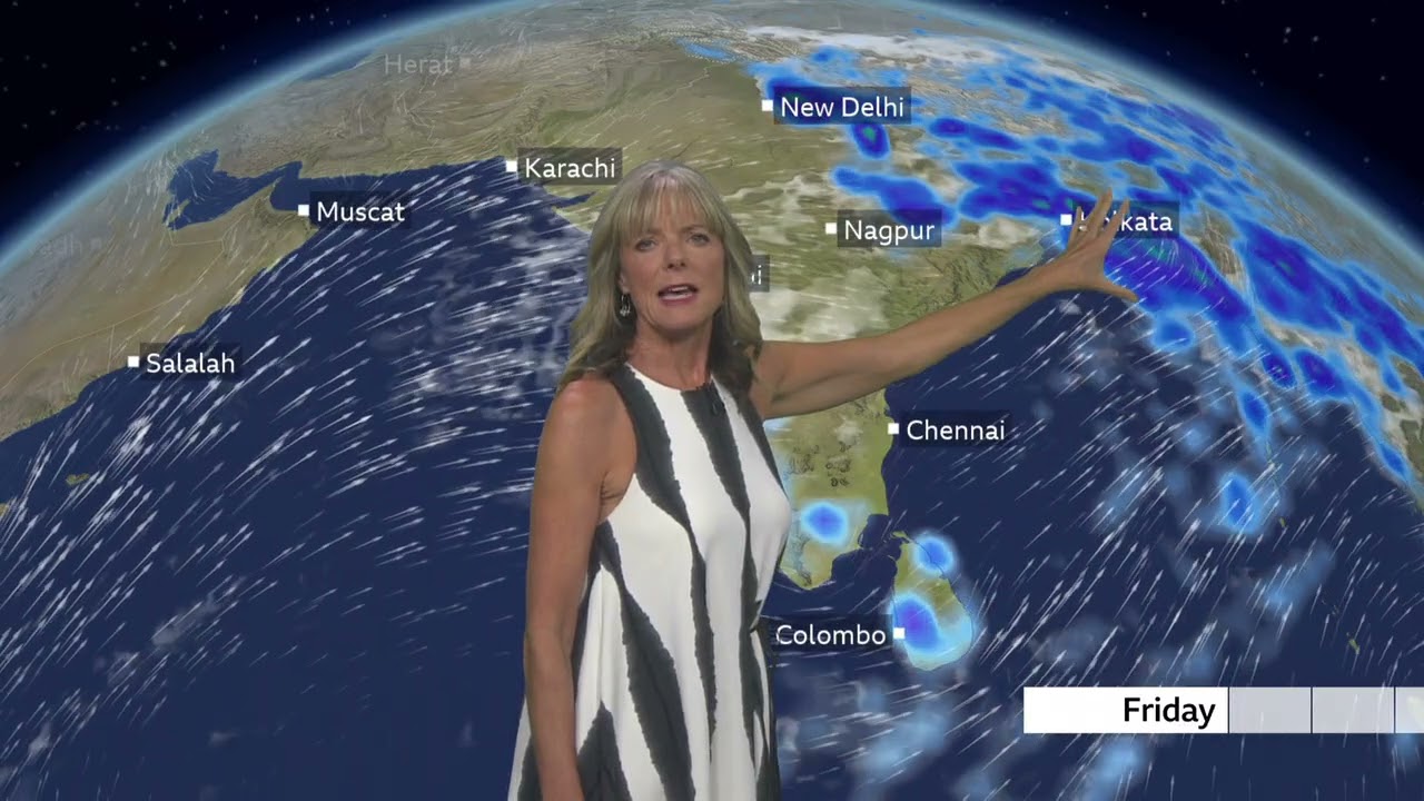 BBC Weather today in SOUTH AND CENTRAL ASIA - July 9th, 2026
