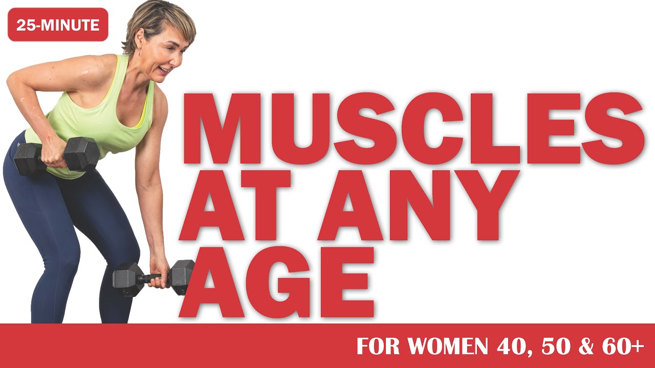 Get Stronger Back Muscles - Dumbbell Workout for Women Over 40