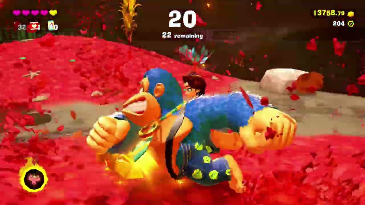 Donkey Kong Bananza (NS2) Lagoon Layer Battle Challenge 3 - Peekaboopoid x50