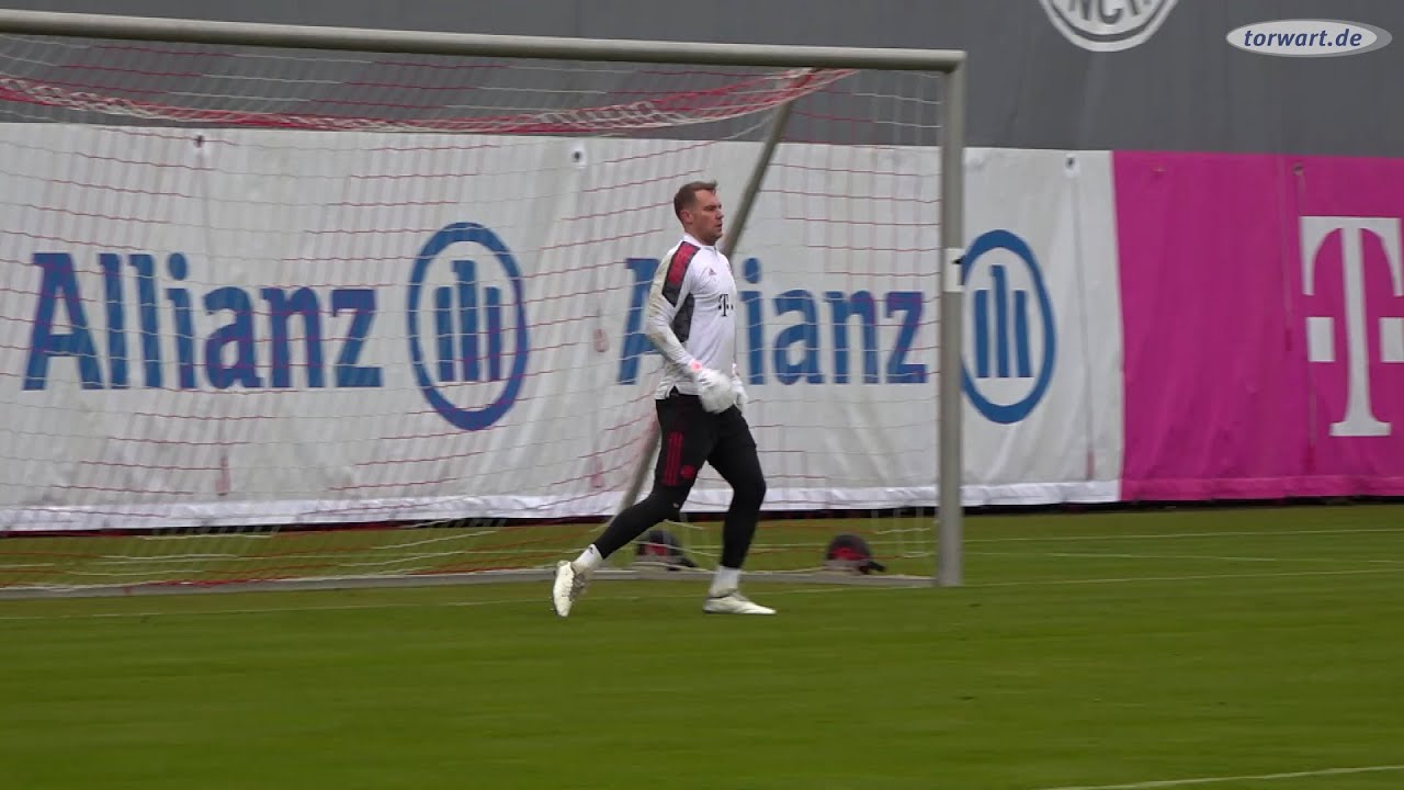Manuel Neuer, Sven Ulreich und Christian Früchtl im Bayern-Training mit Toni Tapalovic - #DYNFCB