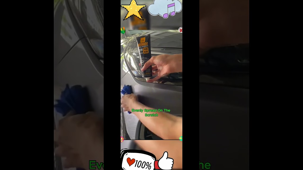 Fix Small Scratches Easily with Scratch Wax #car good #car scratch repair #scratch repair