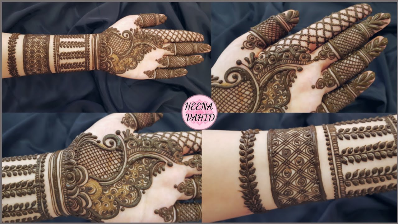 New style Dubai henna design 2019 | unique mehndi design for hand | heena vahid.