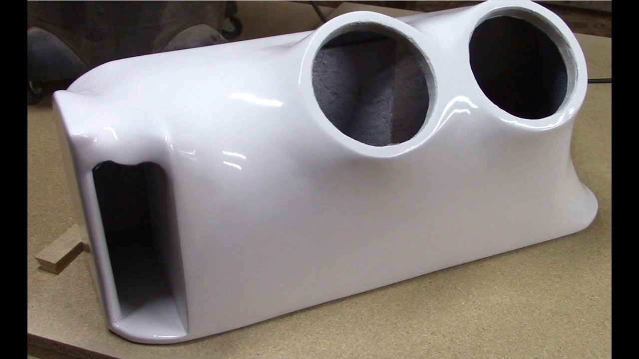 How to fiberglass speaker boxes (3 of 3) ( Subwoofer box )