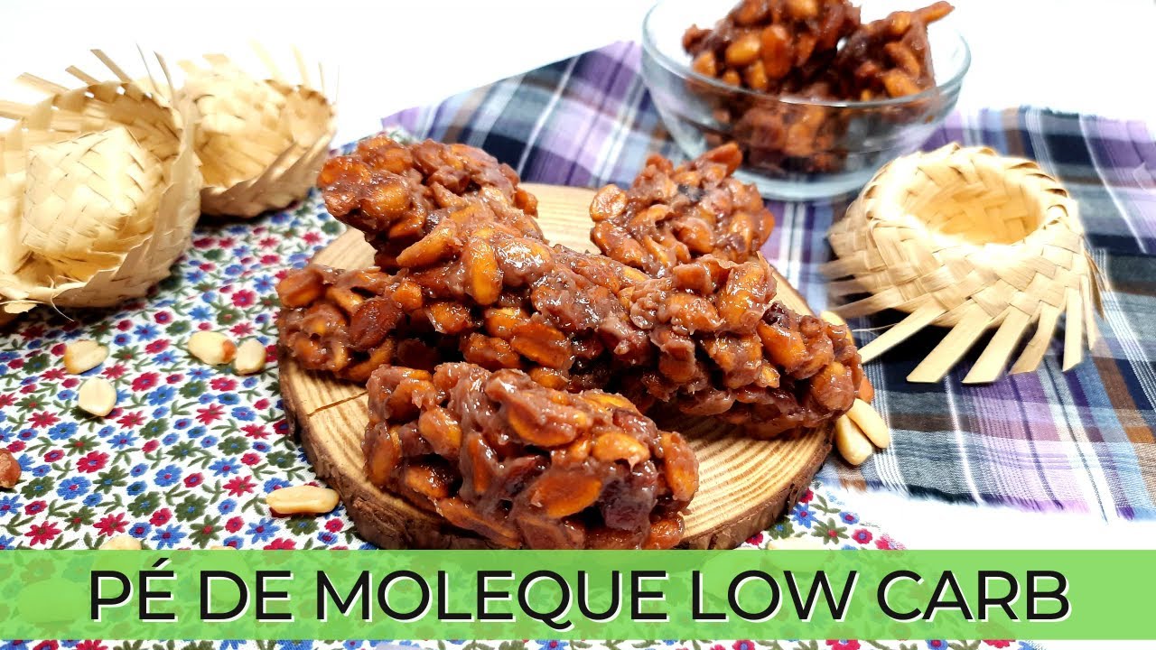 PÉ DE MOLEQUE LOW CARB (RAPADURA FIT E SAUDÁVEL RÁPIDO DE FAZER) - É Mais Saudável