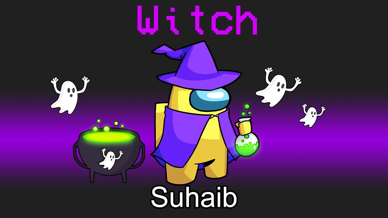 امونق اس بس انا ساحرة مع اليوتيوبر!🔥 - Among Us Witch