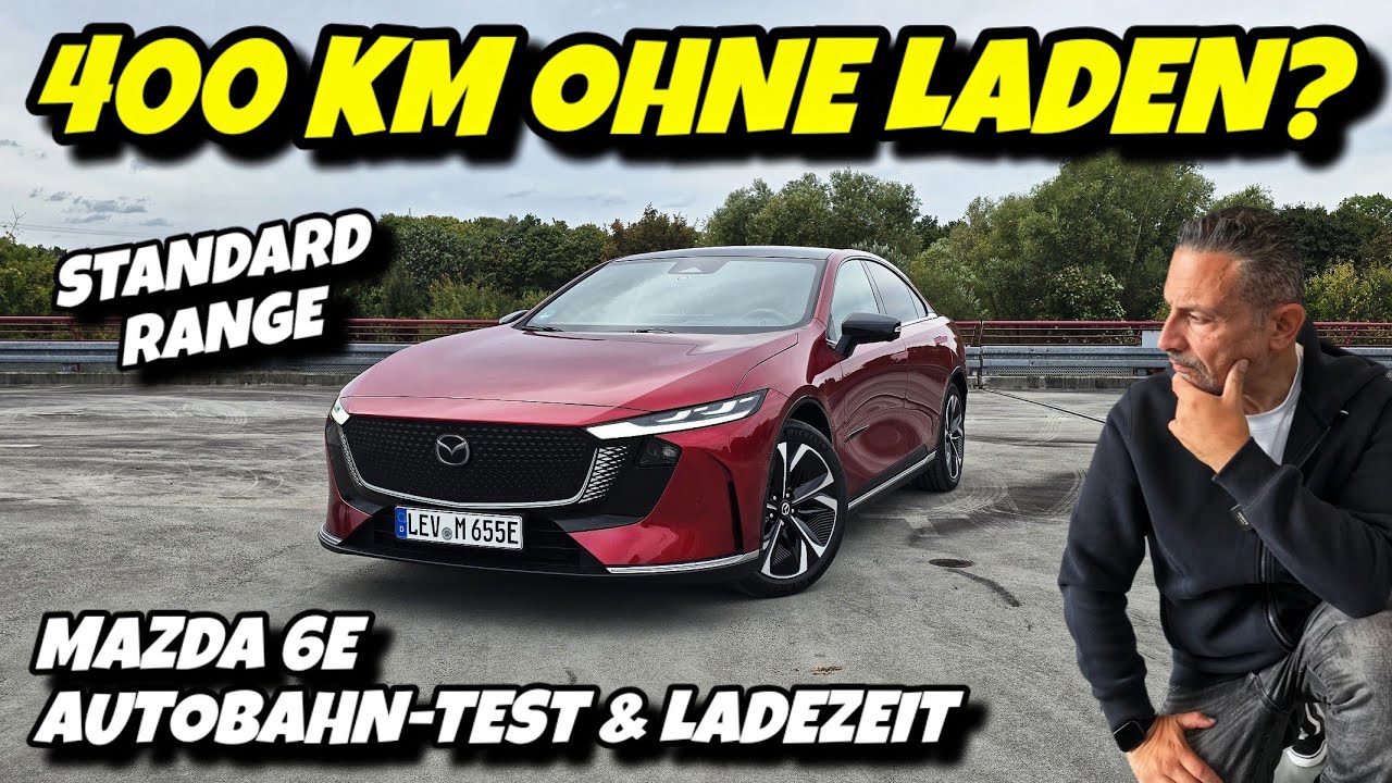 Langstreckentauglich? Mazda 6e (68 kWh) Autobahnreichweite - Ladetest - Software #elektroauto 