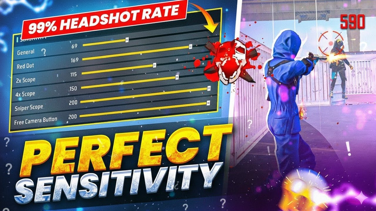 2026 BEST SENSITIVITY For 99% Headshot Rate ☠️🔥 All Devices ||Free Fire Max