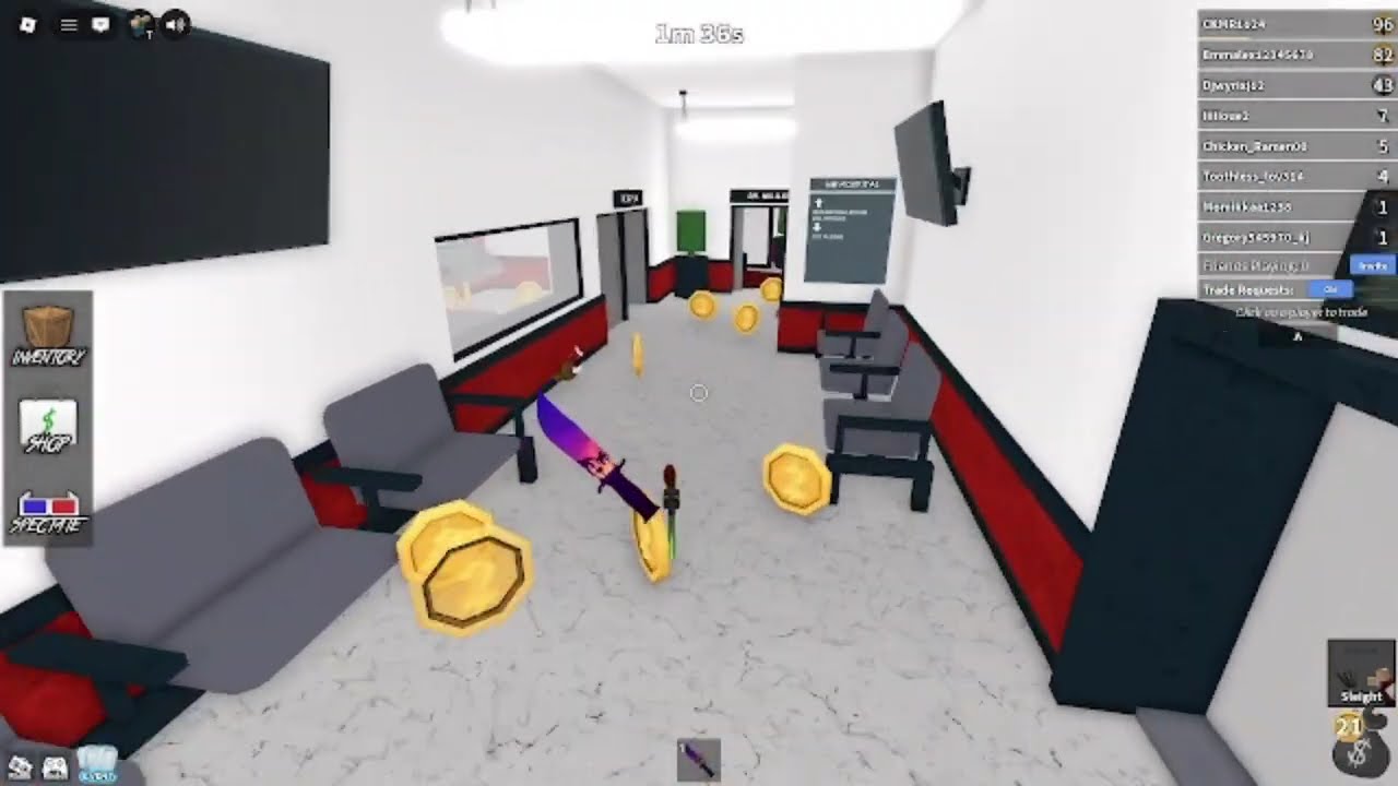 BEING INVISIBLE IN MM2...