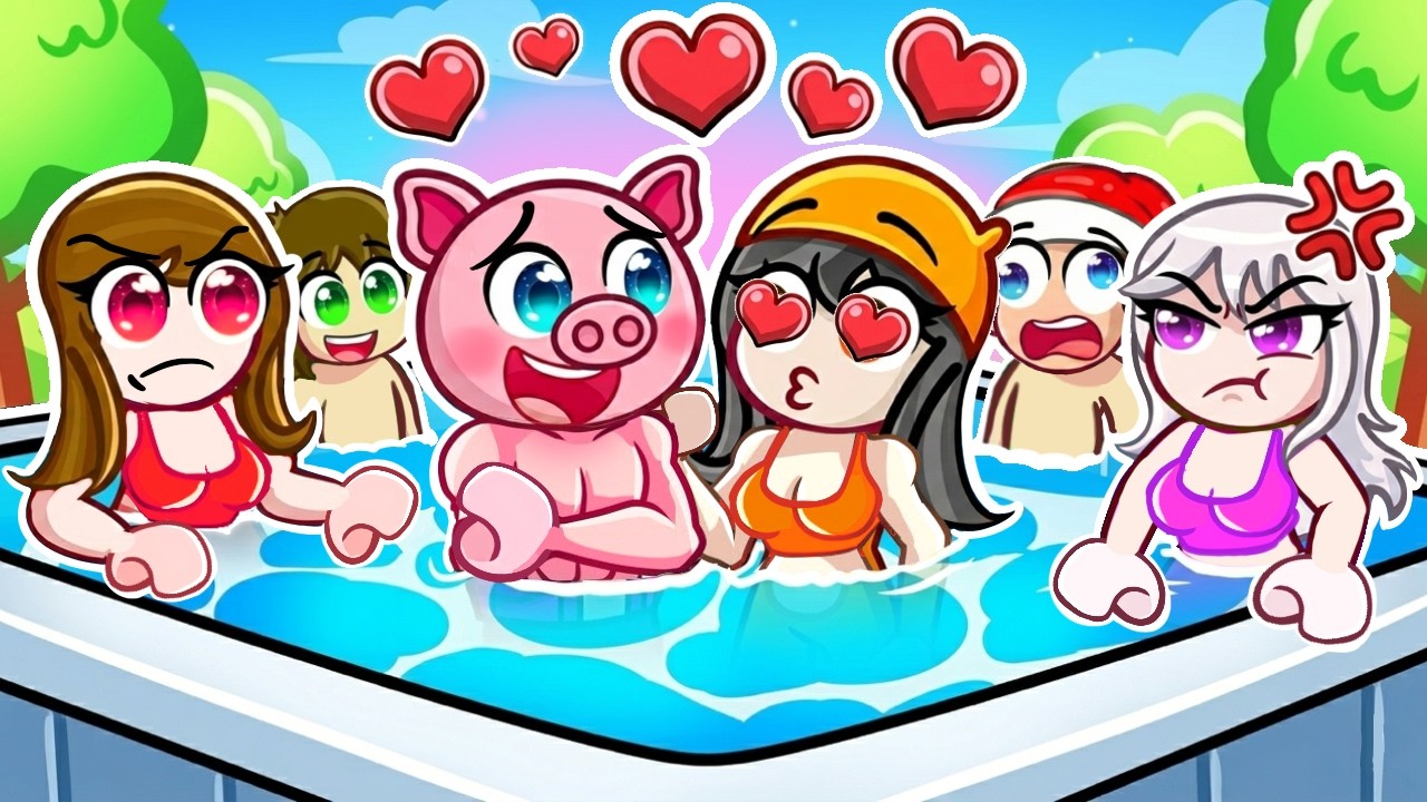 POL&Iacute;BIL jsem svoji TAJNOU L&Aacute;SKU na PARTY u BAZ&Eacute;NU v Robloxu!
