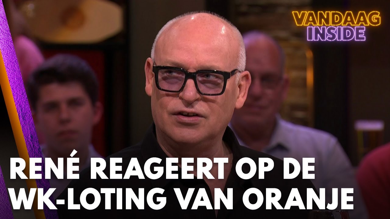 Ren&eacute; van der Gijp reageert op de WK-loting van Oranje | VANDAAG INSIDE