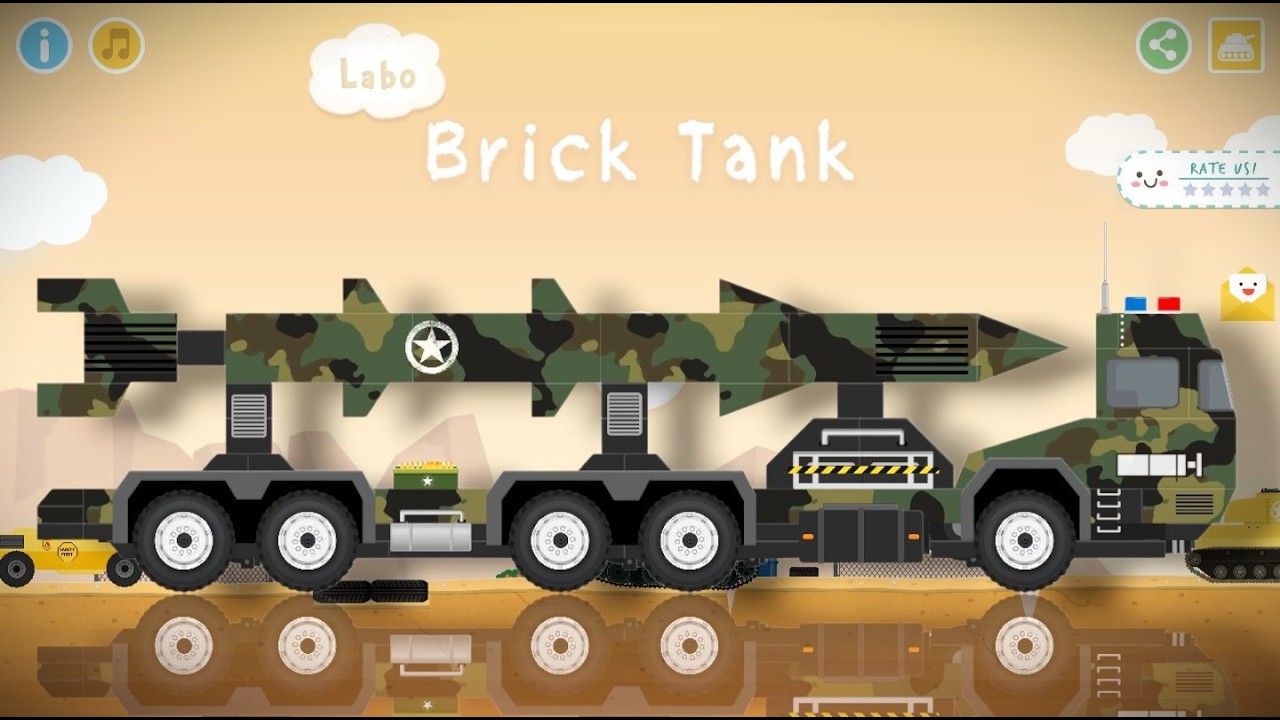 Tank truck - Labo brick tank - labo tank - 226CC