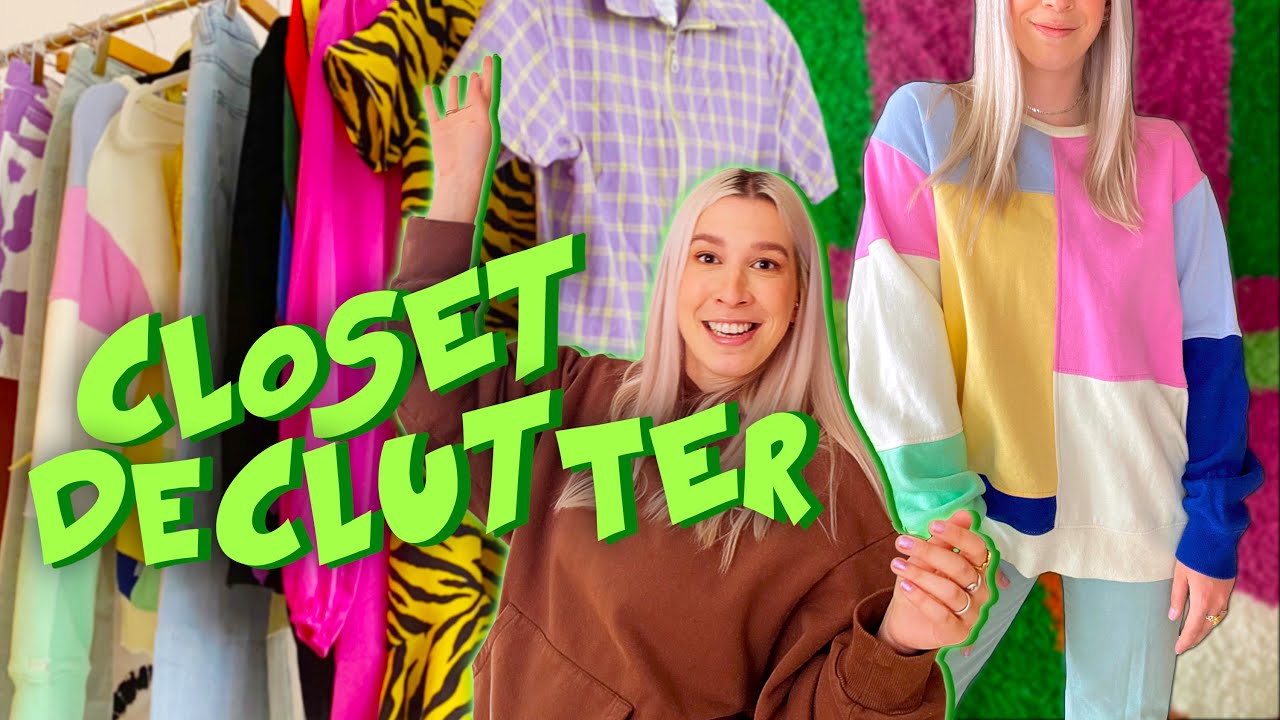 CLOSET DECLUTTER!!! (et je vends mes vêtements!)