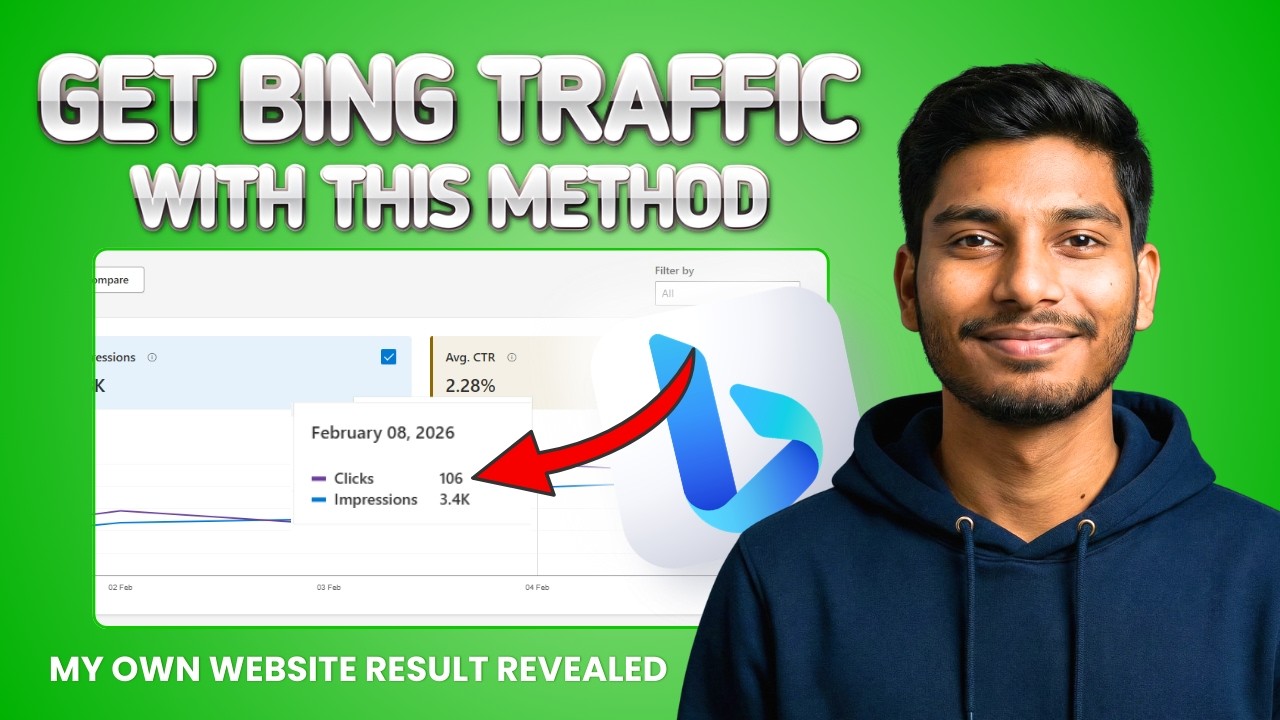 These METHODS will Get Your Website Traffic 100+ Clicks/Day from Bing Search (With My Site Result)