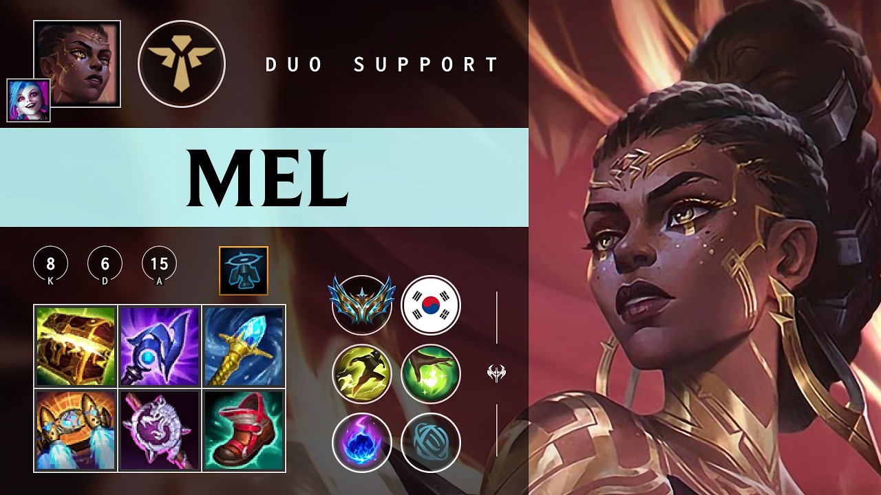 Mel Support vs Elise - KR Challenger Patch 26.06