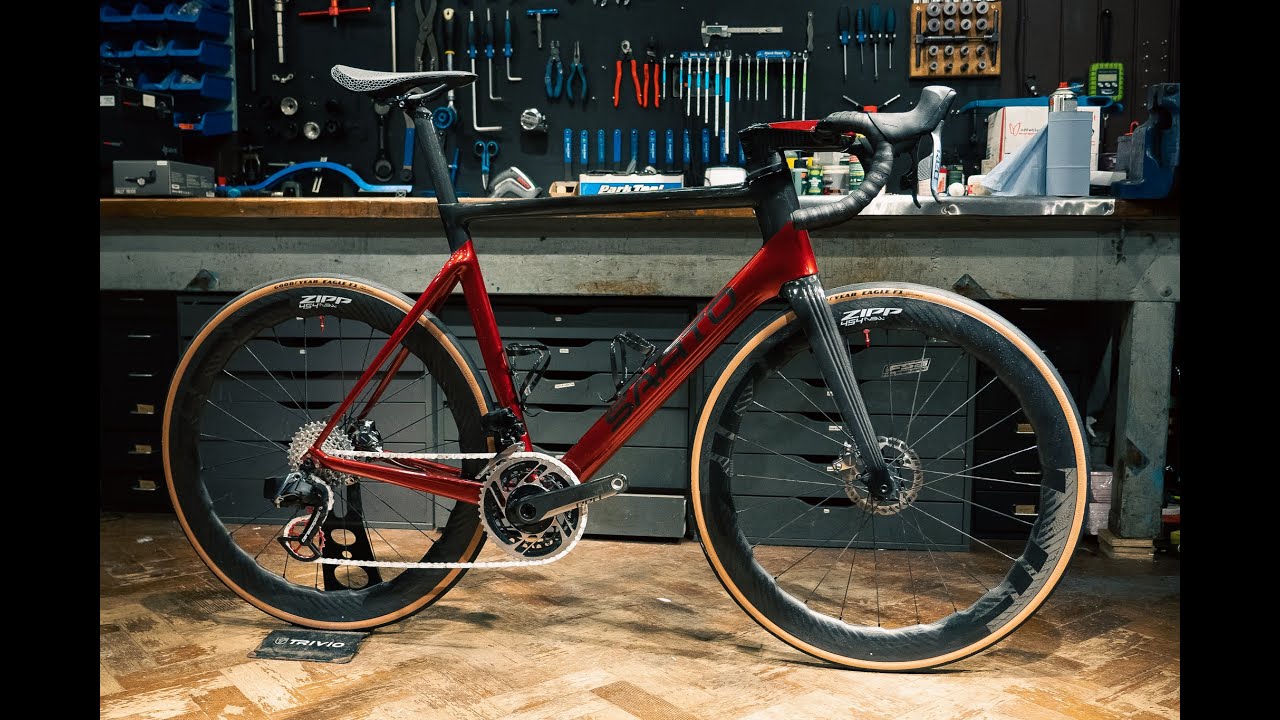 Custom Red Sarto Lampo Plus with Sram and Ceramic Speed