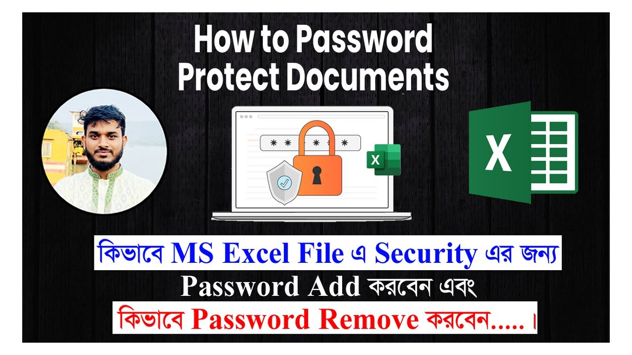 Set Password / Password Remove to an Excel File | Excel Tutorial Bangla