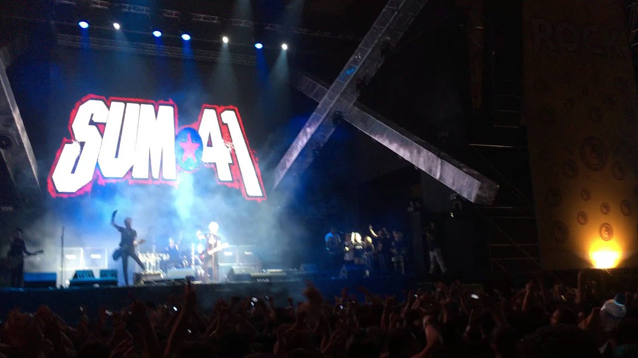 Sum 41 - We're all to blame (Lima, Perú 2015 / Vivo x el rock 6)