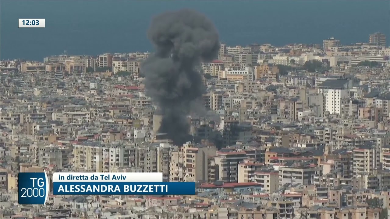 Forti esplosioni a Tel Aviv durante ultimo attacco dall'Iran. Beirut colpita al cuore