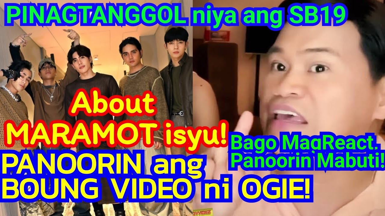 VIDEO ni Ogie Diaz na TOTOO nyang PINAGTANGGOL ang SB19 laban sa mga Reklamador!