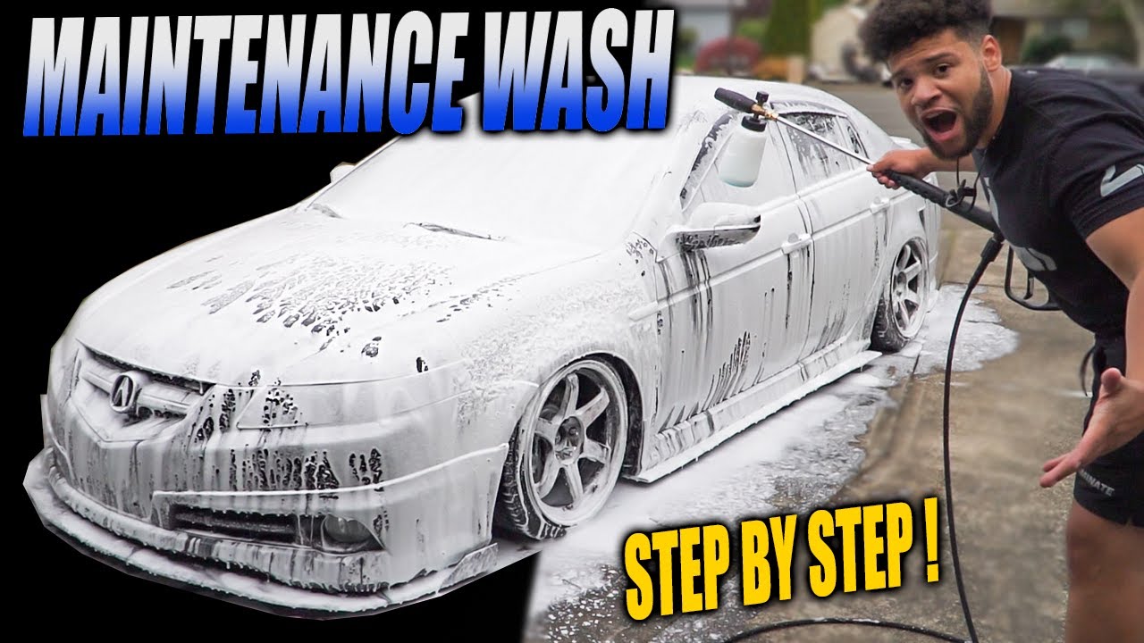 HOW I WASH MY OWN CAR! ( step by step maintenance detail)
