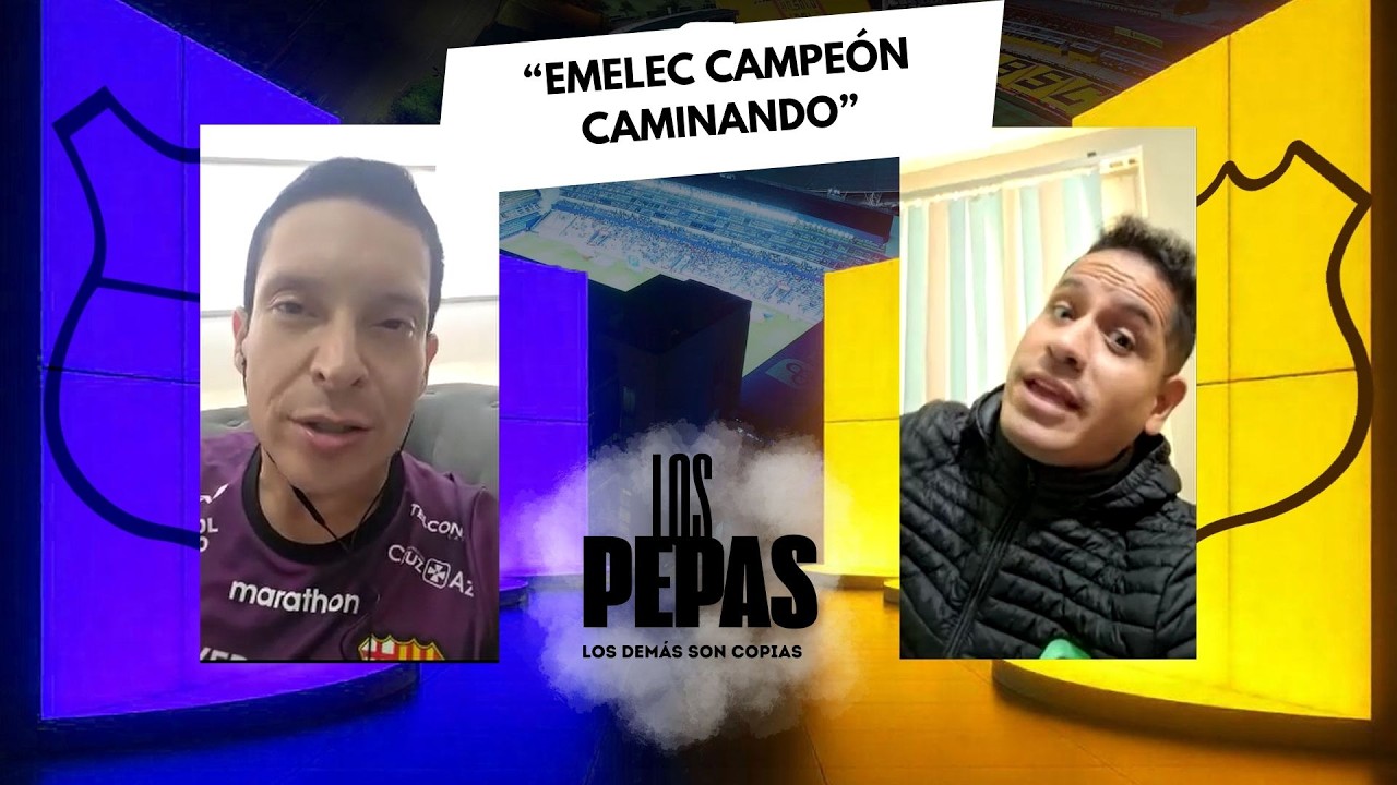 Los Pepas: “EMELEC CAMPEÓN CAMINANDO”