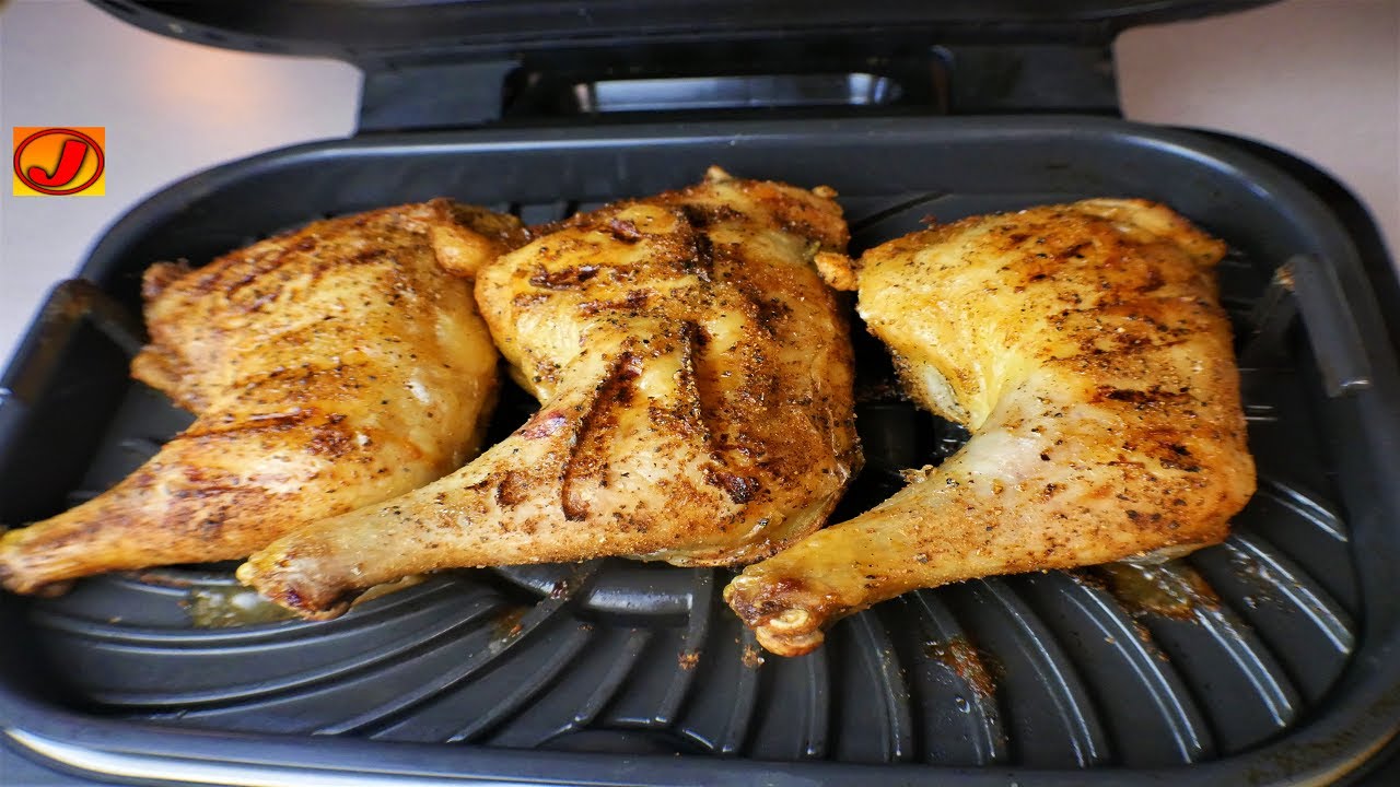 Grilled chicken leg quarters ninja foodi XL Grill